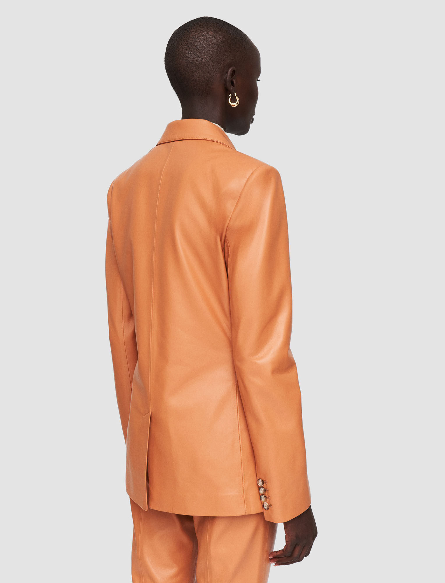 Joseph, Nappa Leather Jacques Jacket, in Caramel